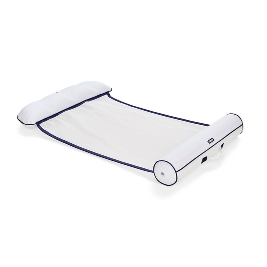 Premium Fabric Pool Hammock - White - FUNBOY