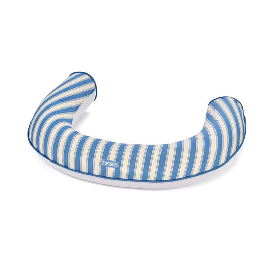 Fabric Covered Pool Noodle - Denim Blue & White - FUNBOY