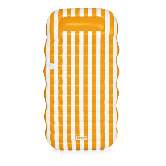 Flat Lounger Yellow Stripe - FUNBOY