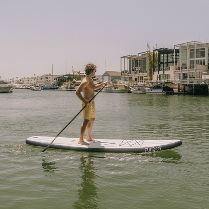 11"6' Inflatable Stand Up Paddle Board - Navy & White - FUNBOY