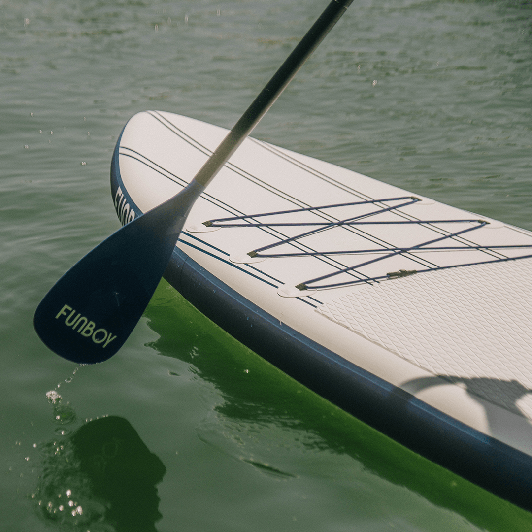 11"6' Inflatable Stand Up Paddle Board - Navy & White - FUNBOY