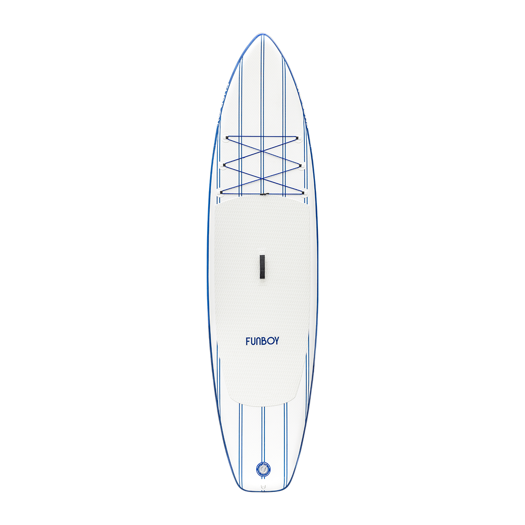 11"6' Inflatable Stand Up Paddle Board - Navy & White - FUNBOY