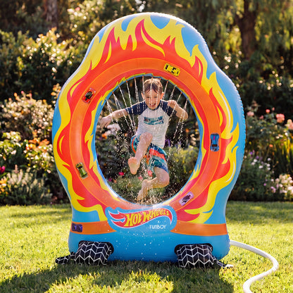 Ring of Fire Outdoor Sprinkler Water Sprinkler for Kids - Hot Wheels - FUNBOY