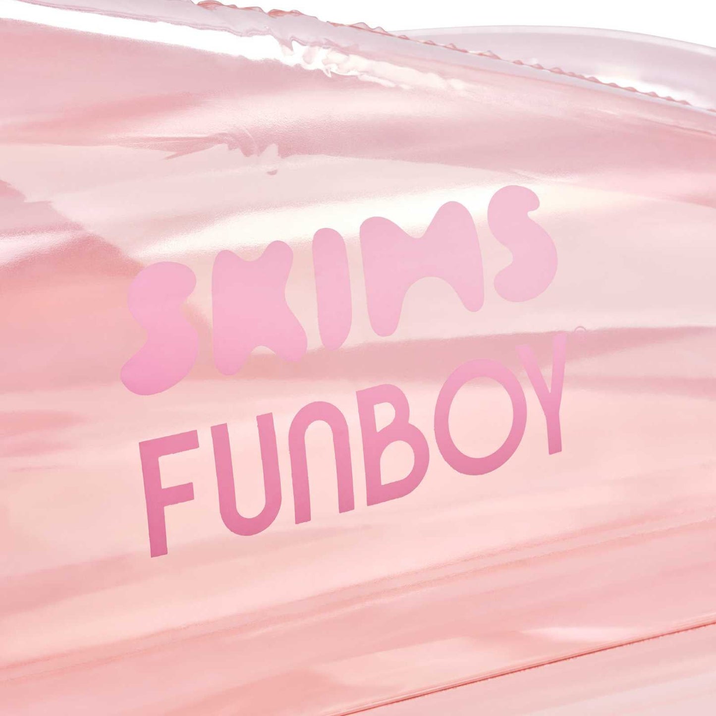 SKIMS x FUNBOY Cherry Blossom Clear Swan Pool Float - FUNBOY