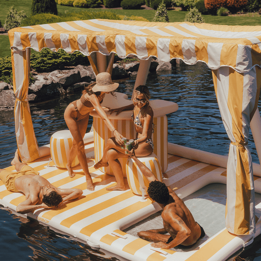 The Almalfi Giant Cabana Island Party Bar - FUNBOY