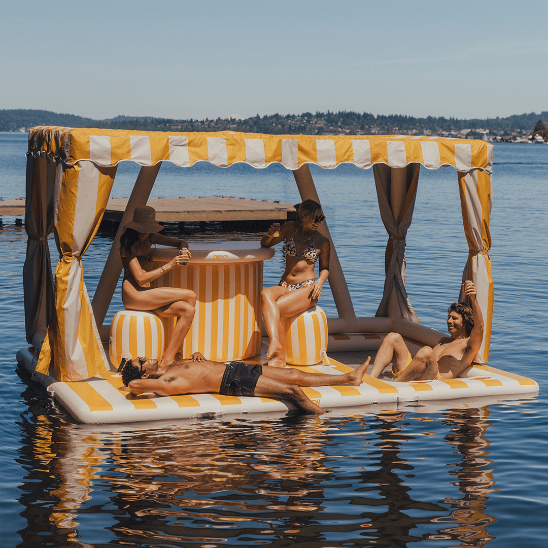 The Almalfi Giant Cabana Island Party Bar - FUNBOY