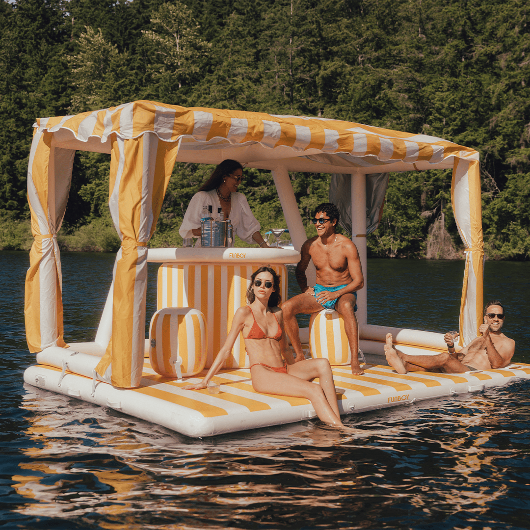 The Almalfi Giant Cabana Island Party Bar - FUNBOY