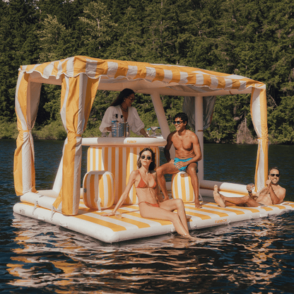 The Almalfi Giant Cabana Island Party Bar - FUNBOY