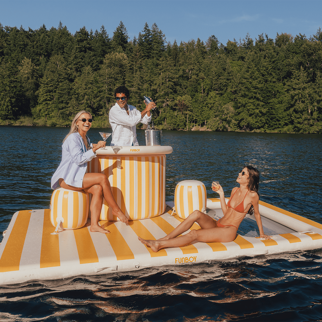 The Almalfi Giant Cabana Island Party Bar - FUNBOY
