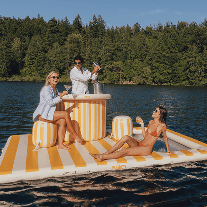 The Almalfi Giant Cabana Island Party Bar - FUNBOY