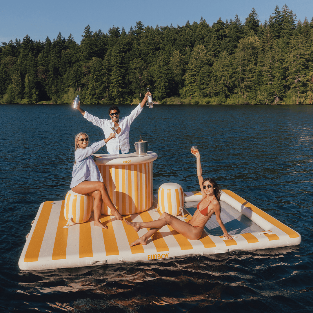 The Almalfi Giant Cabana Island Party Bar - FUNBOY