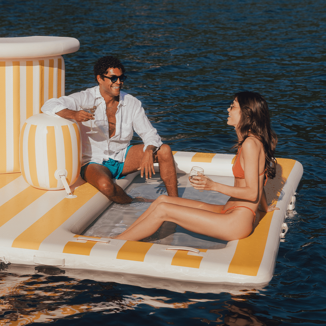 The Almalfi Giant Cabana Island Party Bar - FUNBOY
