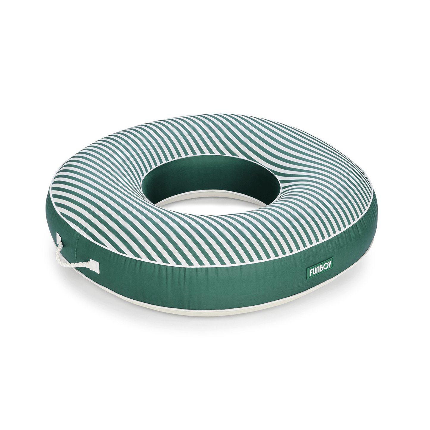 Fabric Covered Tube Float - Green Stripe - FUNBOY