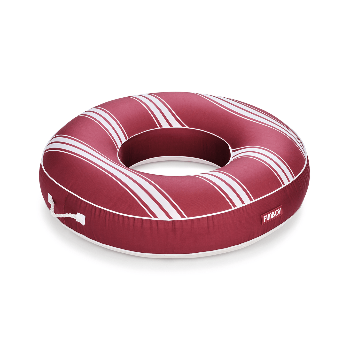 Fabric Covered Tube Float - Red Stripe - FUNBOY