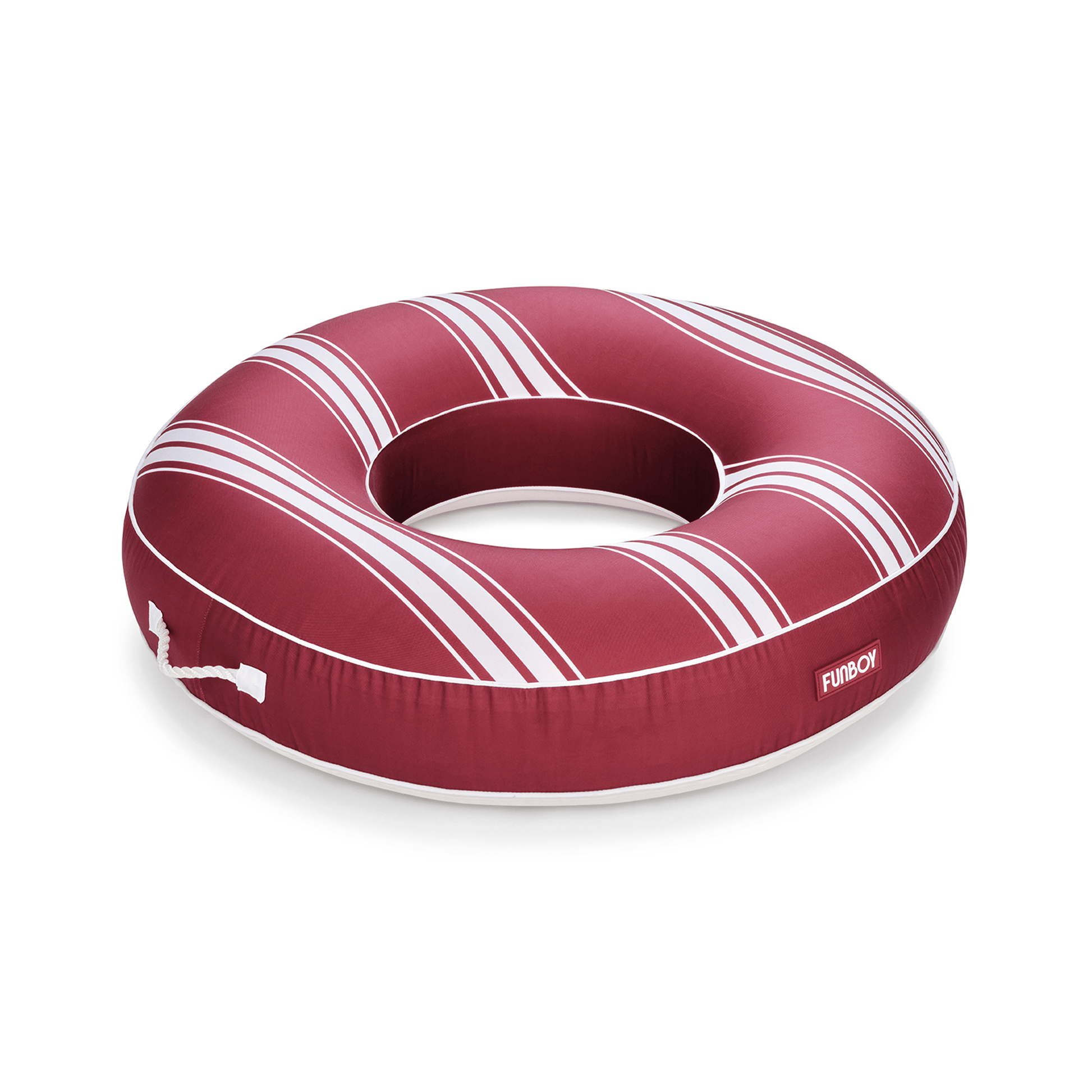 Fabric Covered Tube Float - Red Stripe - FUNBOY