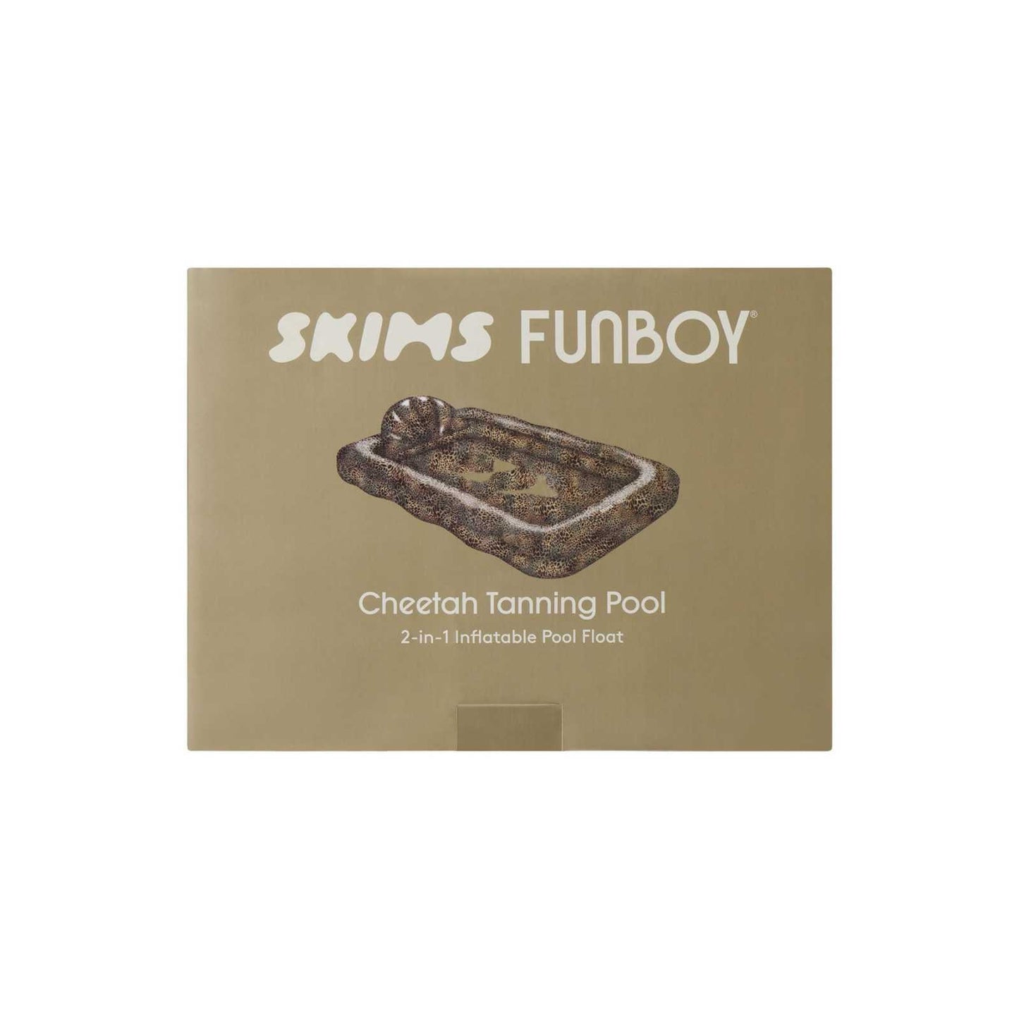 SKIMS x FUNBOY Cheetah Tanning Pool - FUNBOY