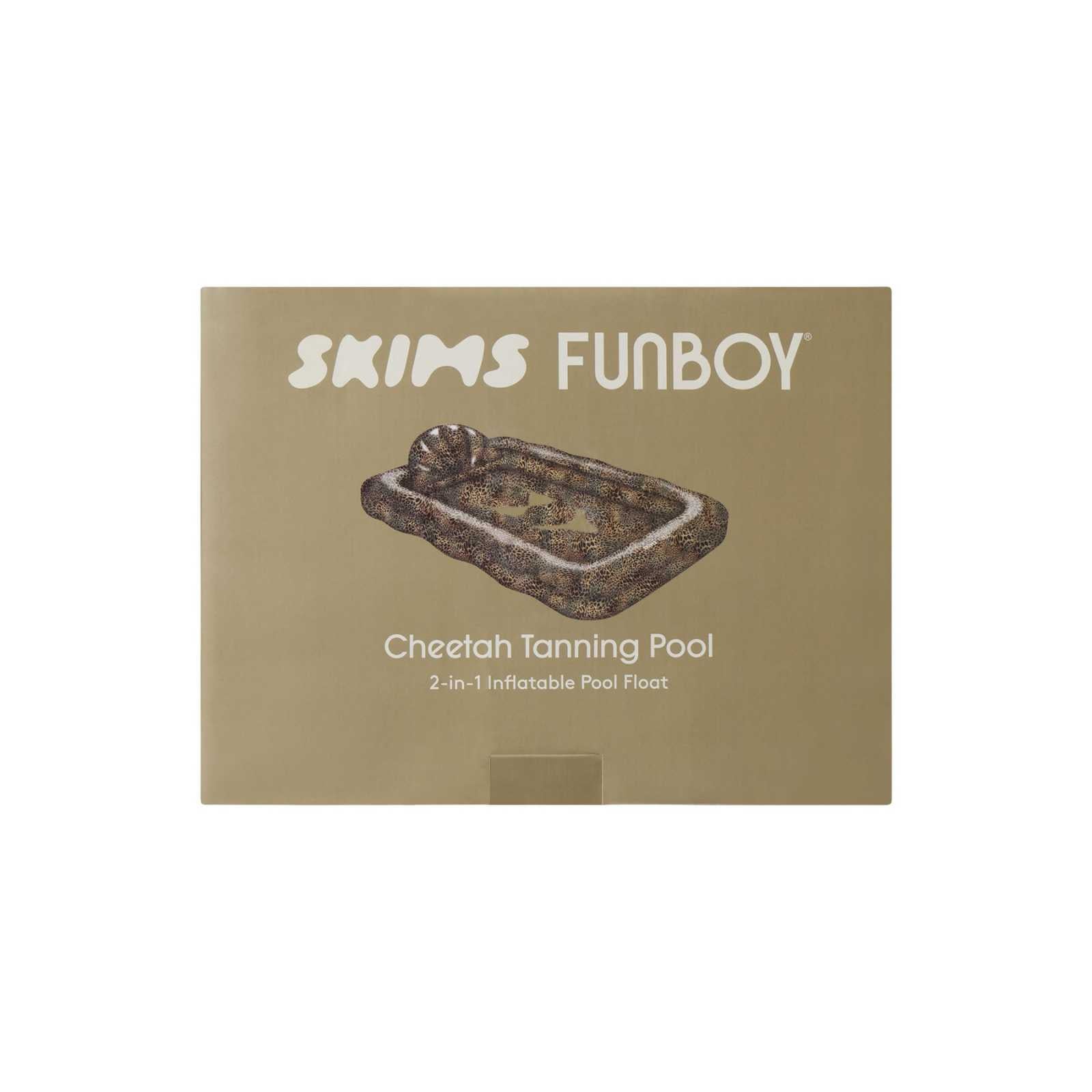 SKIMS x FUNBOY Cheetah Tanning Pool - FUNBOY