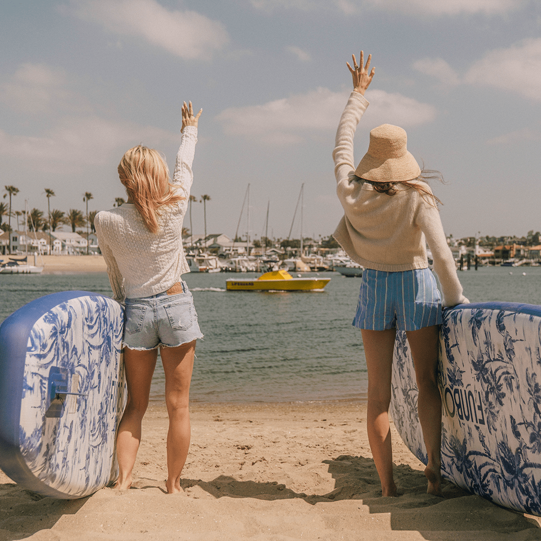 11"6' Inflatable Stand Up Paddle Board - Toile - FUNBOY