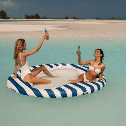 Floating Pool Hammock: Clover Leisure Island, Blue - FUNBOY