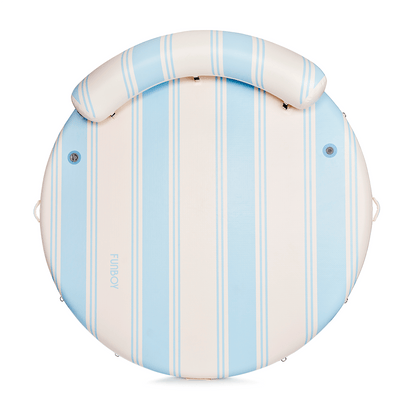 Inflatable Dock & Floating Island - Light Blue - FUNBOY