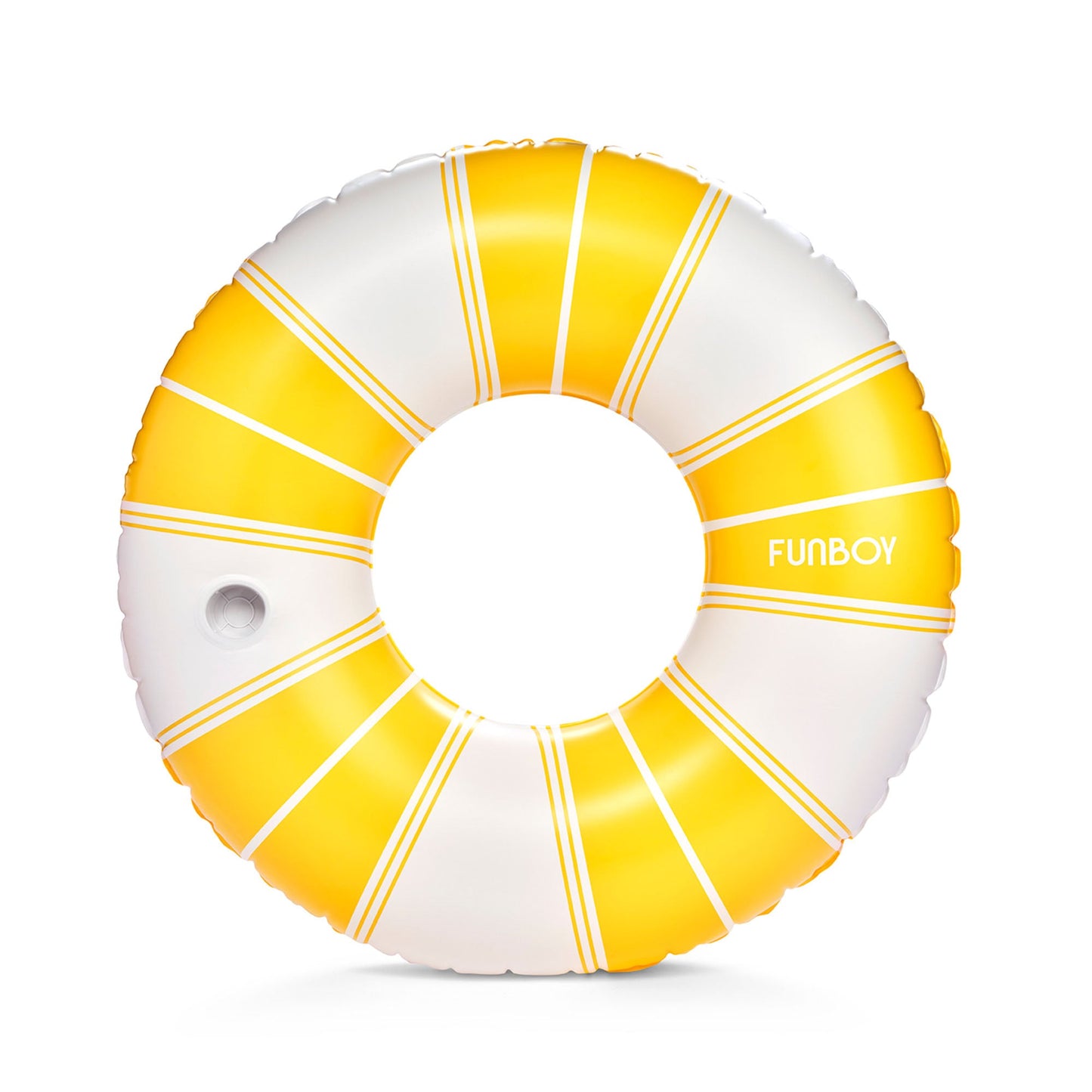 Yellow Vintage Lux Tube Float - FUNBOY