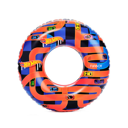 Hot Wheels Kids Checkered Flame Tube Float - FUNBOY
