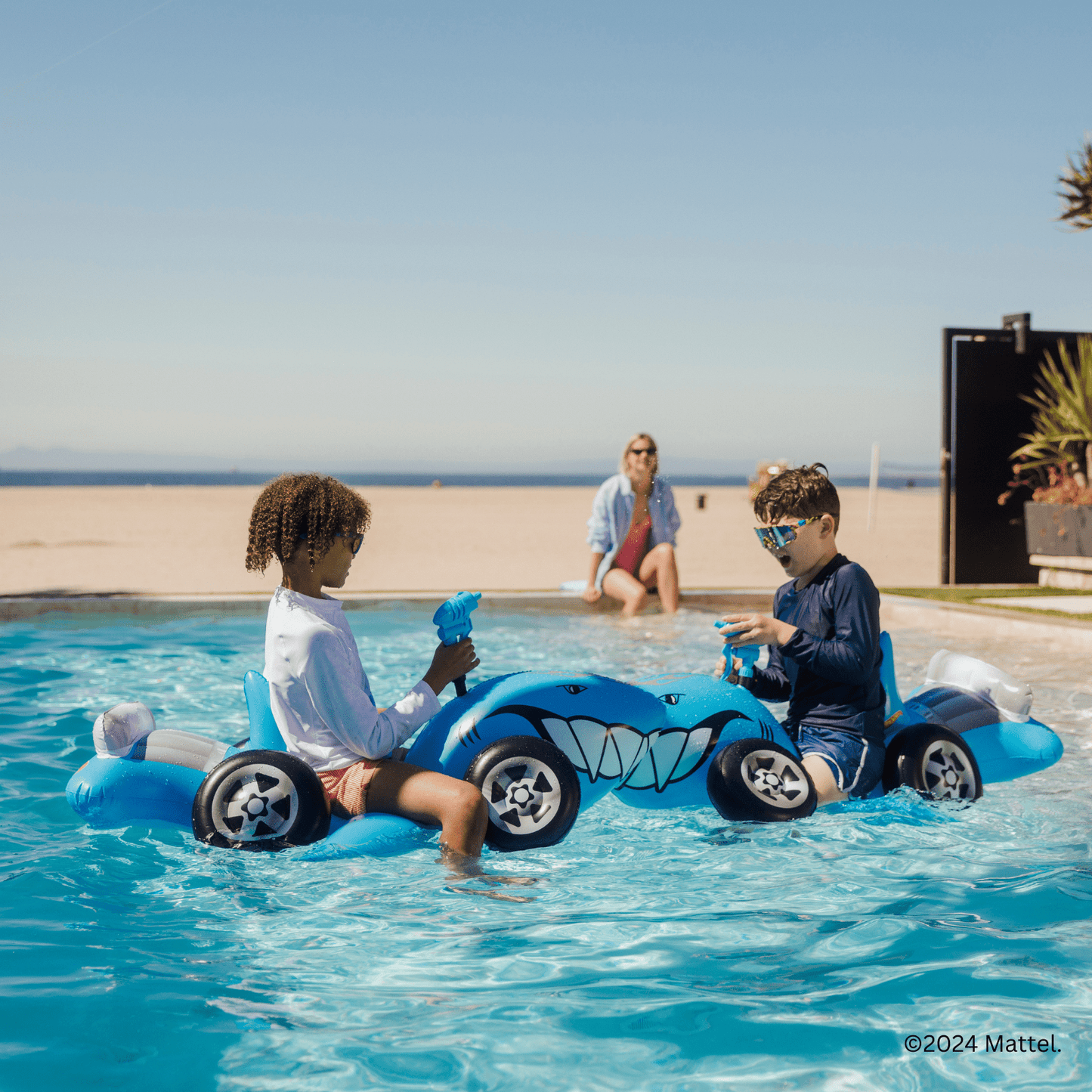 Hot Wheels Kids Sharkruiser Float w/ Water Squirter - FUNBOY