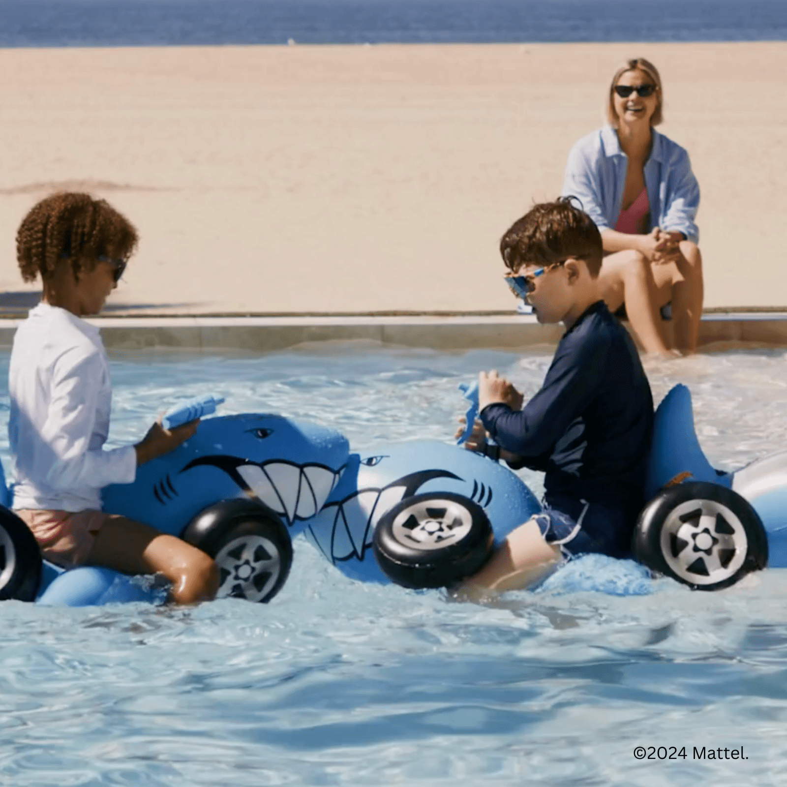 Hot Wheels Kids Sharkruiser Float w/ Water Squirter - FUNBOY