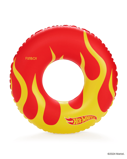 Hot Wheels Kids Checkered Flame Tube Float - FUNBOY