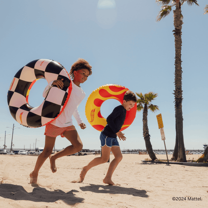 Hot Wheels Kids Checkered Flame Tube Float - FUNBOY