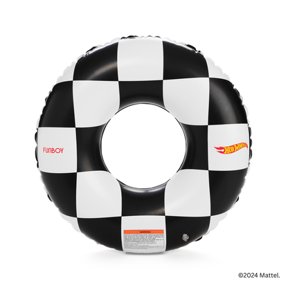 Hot Wheels Kids Checkered Flame Tube Float - FUNBOY