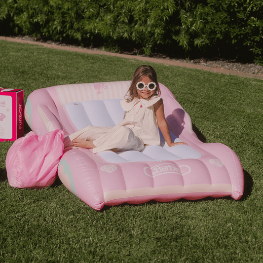 Barbie Bed: Inflatable Kid's Sleepover Bed - FUNBOY