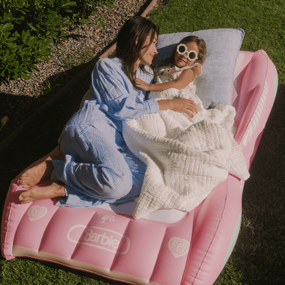 Barbie Bed: Inflatable Kid's Sleepover Bed - FUNBOY