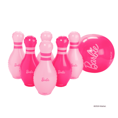 FUNBOY X Barbie™ Inflatable Backyard Bowling Set - FUNBOY