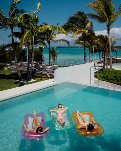 Clear Pink Mesh Lounger - FUNBOY