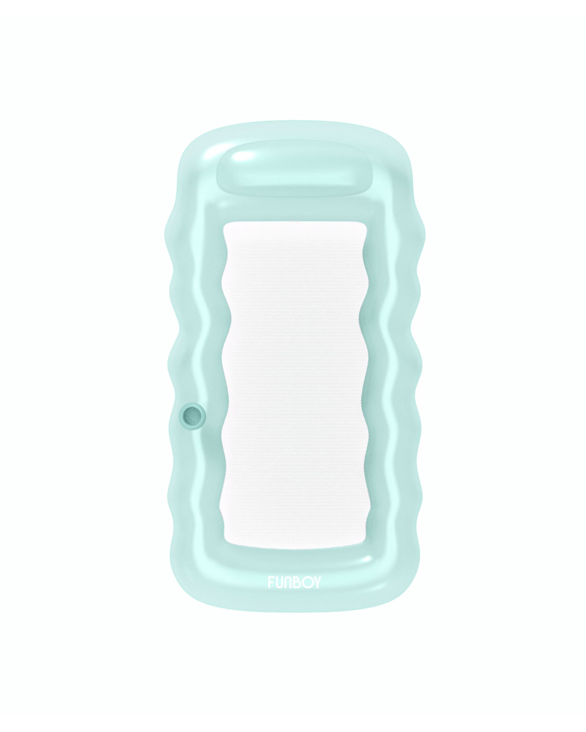 Clear Mint mesh Float Pool Lounger - FUNBOY