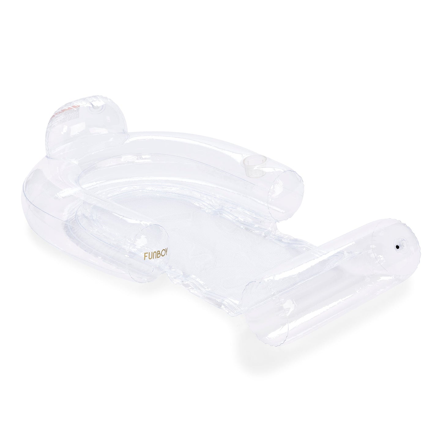 Pool Float Lounger: Clear Mesh Chair Float - FUNBOY