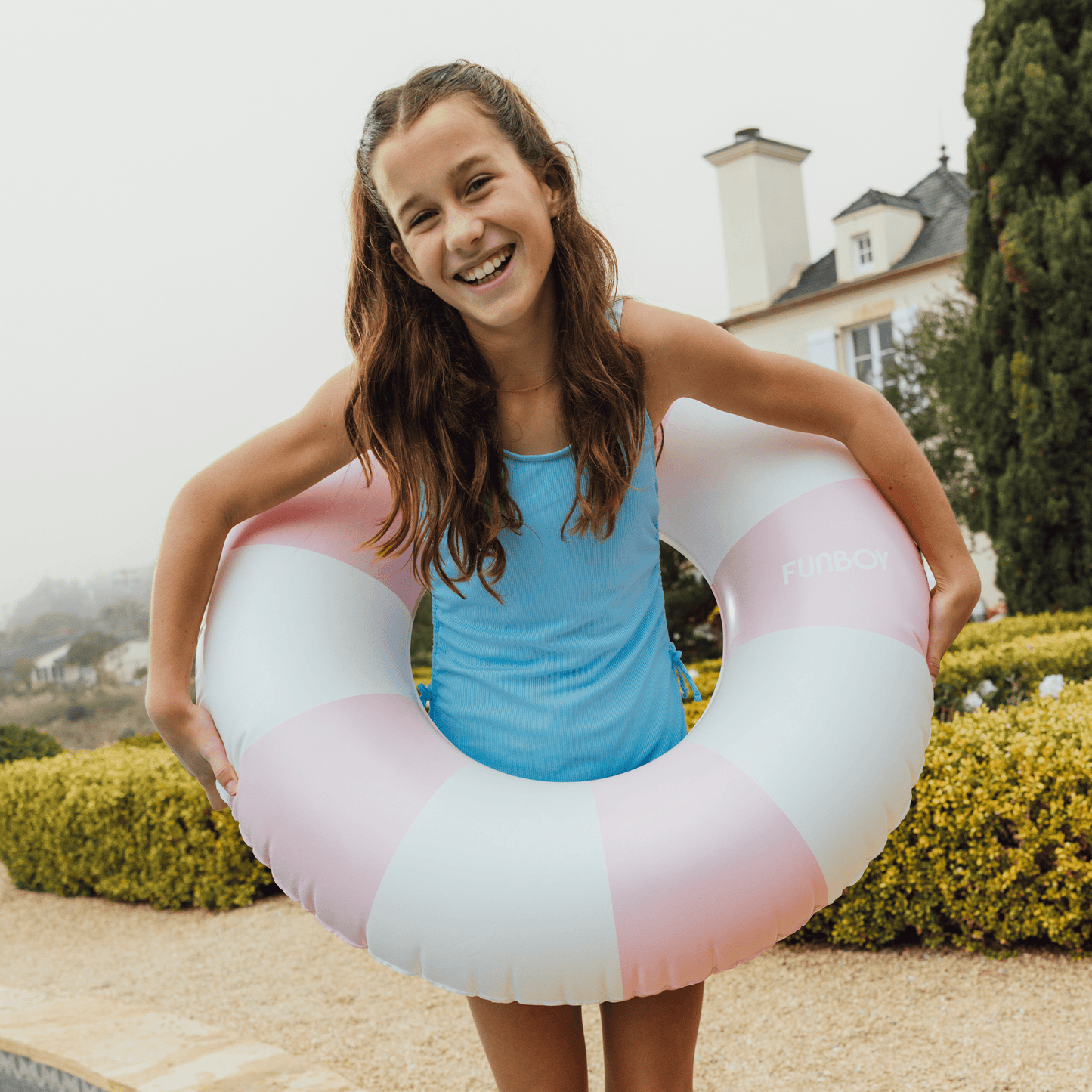 Pool Tubes for Kids: Vintage Kids Tube Float, Pink - FUNBOY