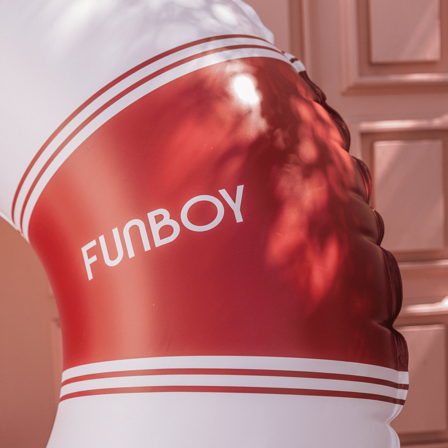 Red Vintage Lux Tube Float - FUNBOY
