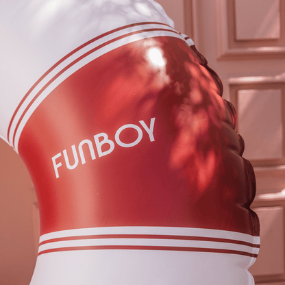 Red Vintage Lux Tube Float - FUNBOY