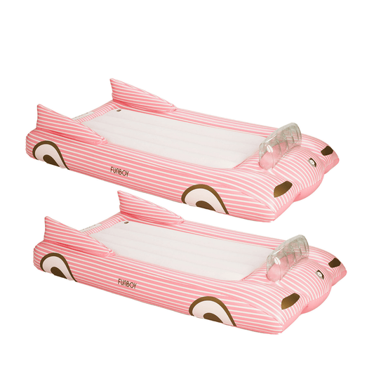Sleepover Beds - Pink Convertible, 2 Pack - FUNBOY