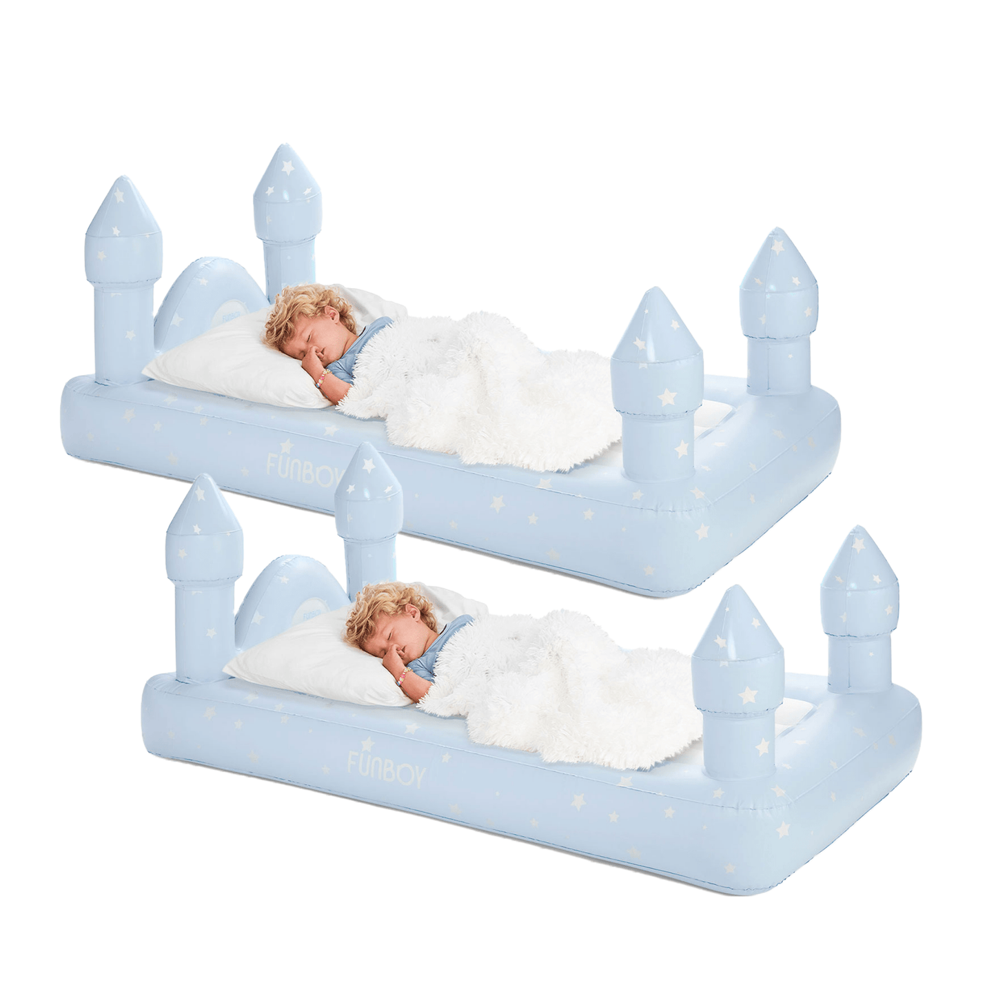 Sleepover Beds - Blue Castle, 2 Pack - FUNBOY