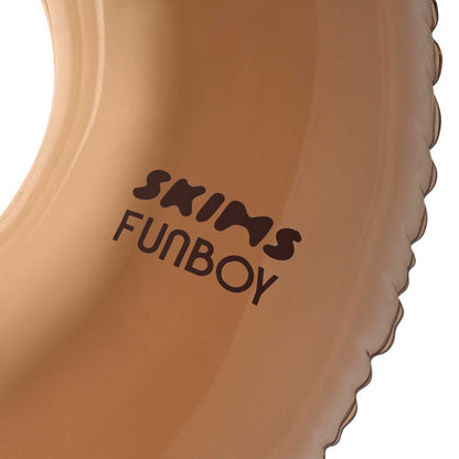 SKIMS x FUNBOY Sienna Clear Tube Float - 46" inflated w/ Cup Holder - FUNBOY