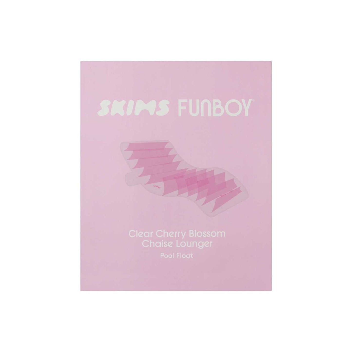 SKIMS x FUNBOY Cherry Blossom Clear Chaise Lounger - FUNBOY