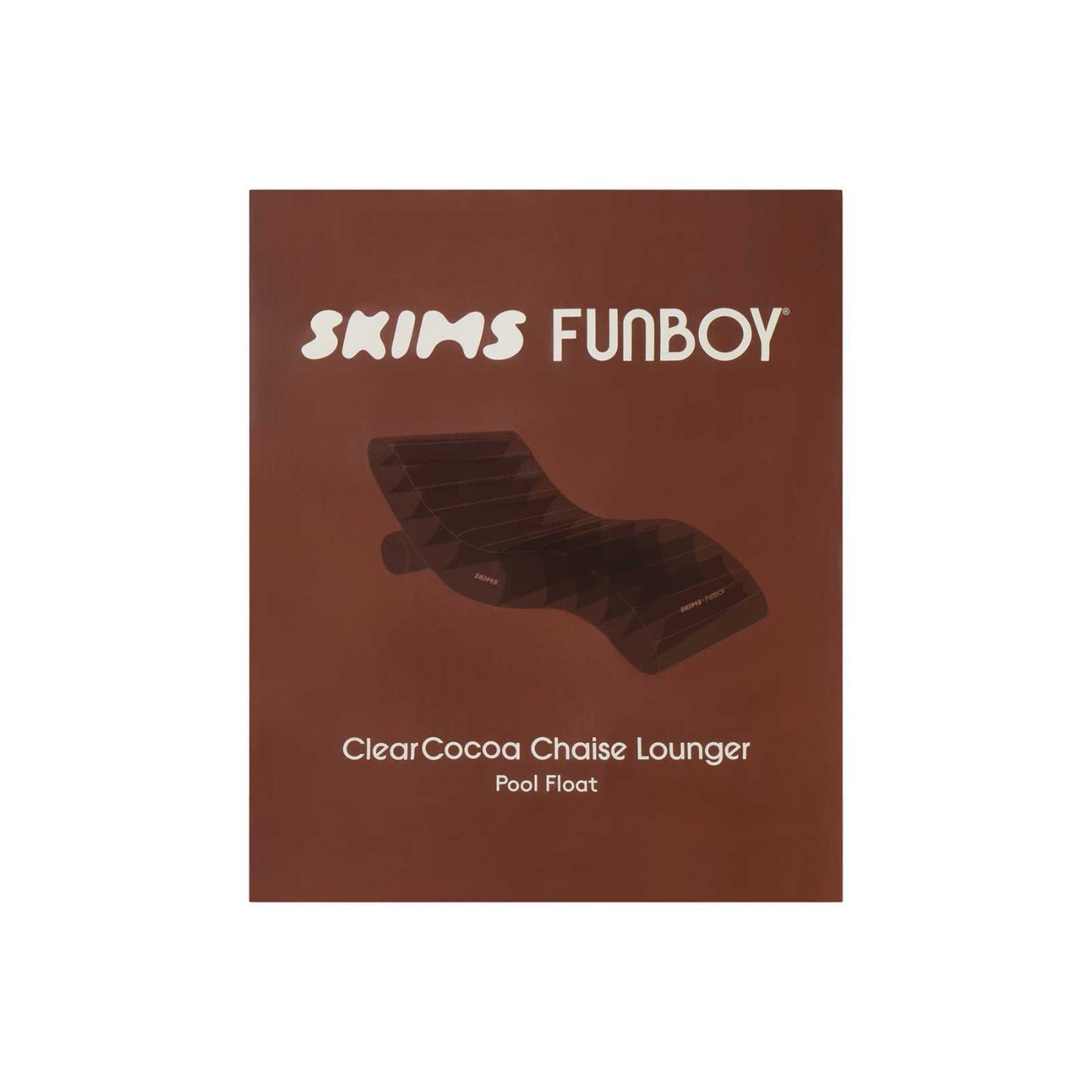 SKIMS x FUNBOY Cocoa Clear Chaise Lounger - FUNBOY