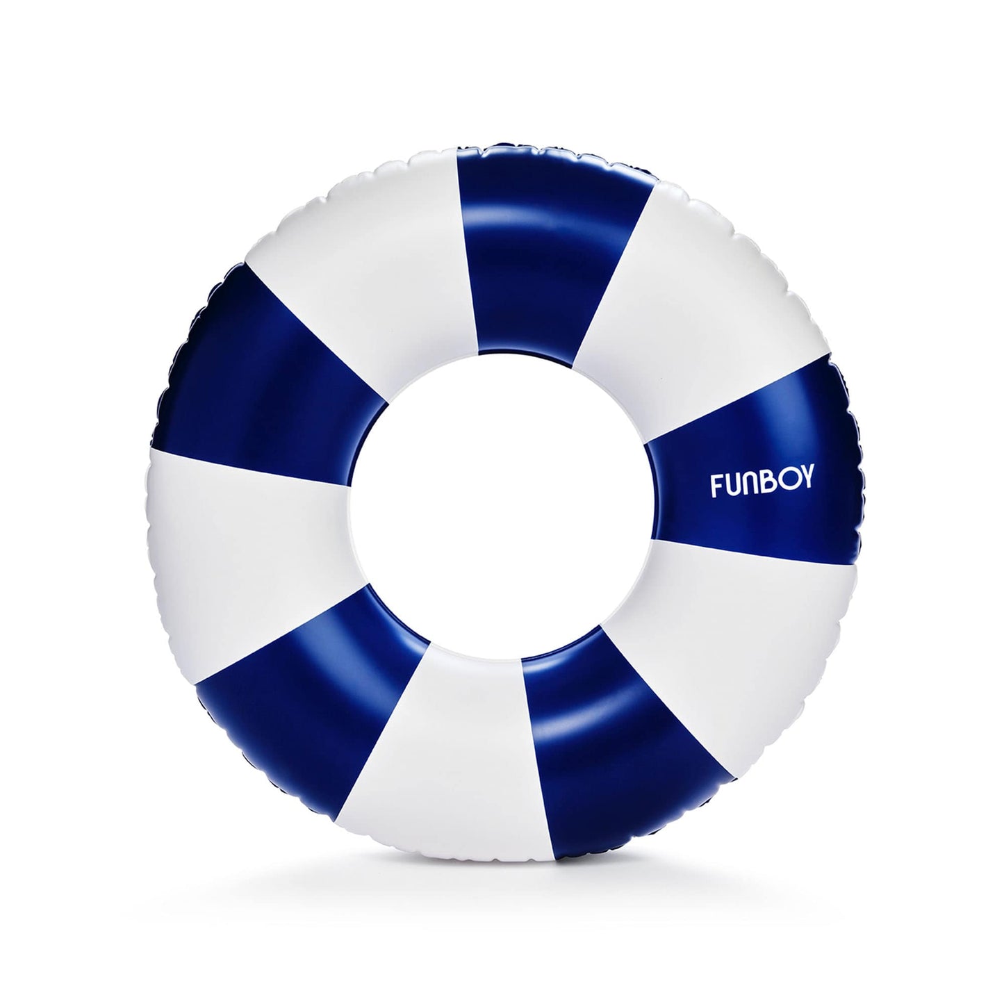 FUNBOY Vintage Navy Stripe Inflatable Kids Pool Float Tube 34" - FUNBOY