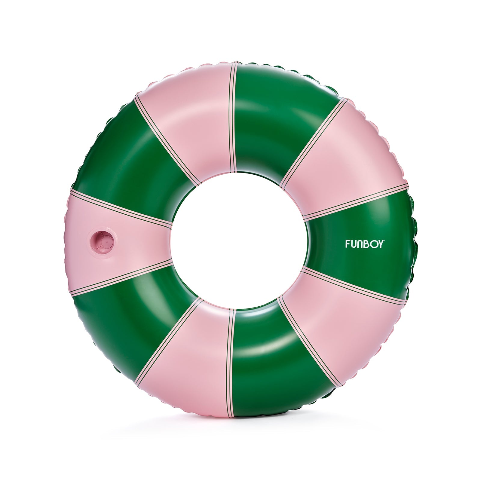 Green & Pink Vintage Lux Tube Float - FUNBOY