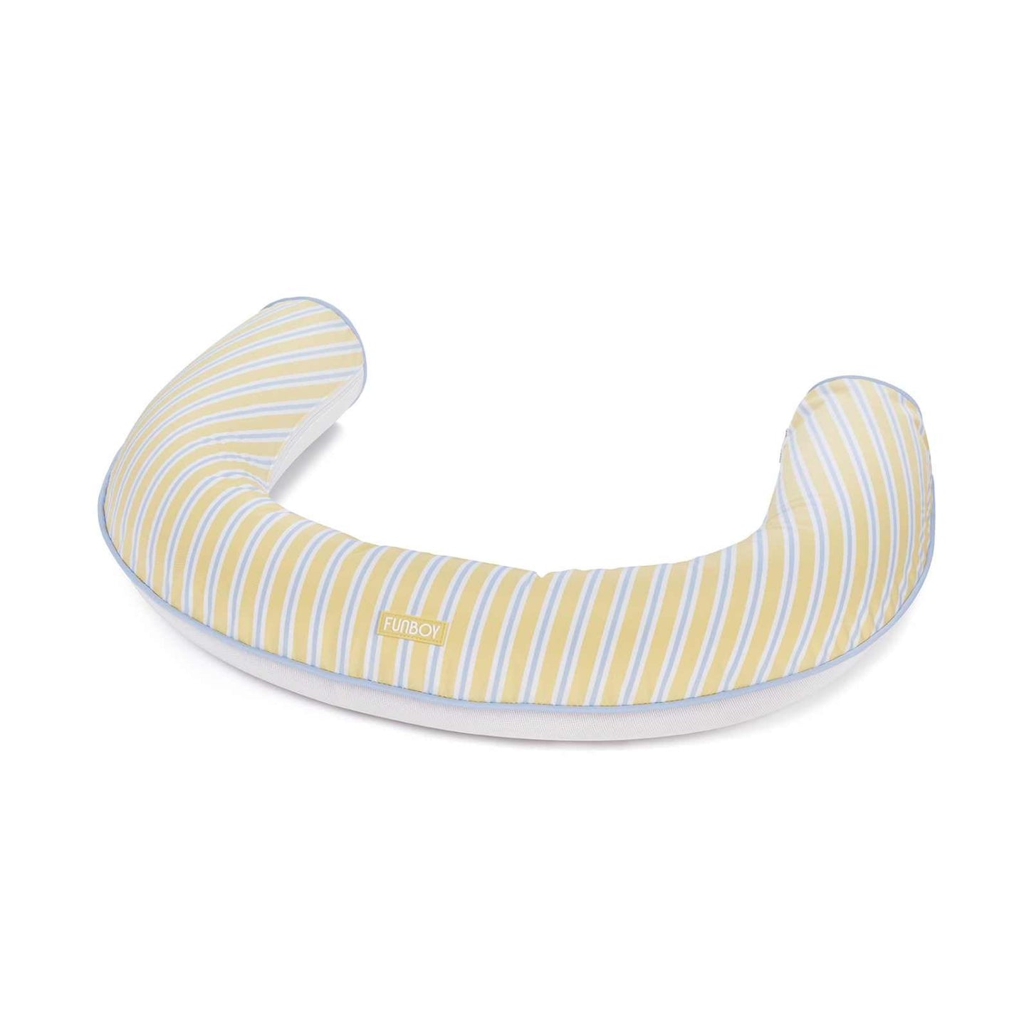 Fabric Covered Pool Noodle - Yellow, Blue & White - FUNBOY