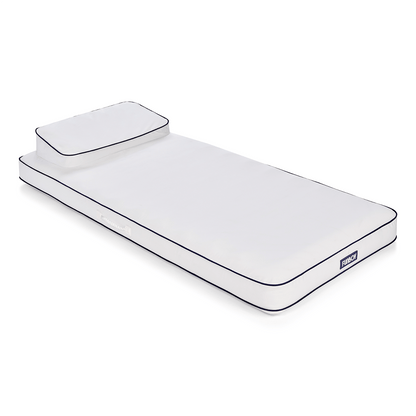 Fabric Classic Mat Lounger Pool Float - Classic White - FUNBOY