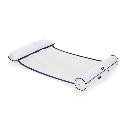 Premium Fabric Pool Hammock - White - FUNBOY